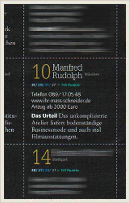 Deutschlands 25 beste Ma&szlig;schneider